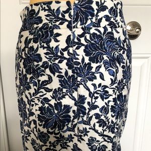 Ann Taylor floral print skirt